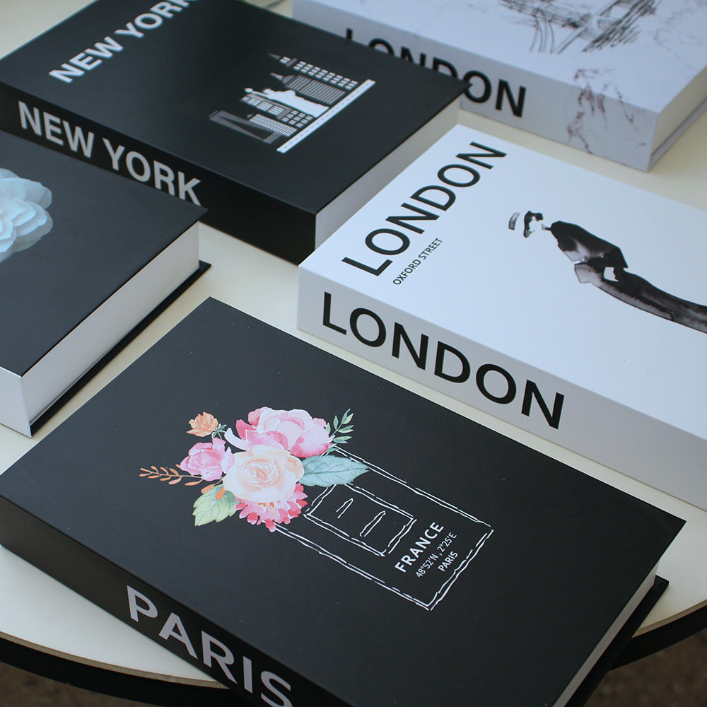 Fashion Simple Style Prop Books Fake Book Magazine