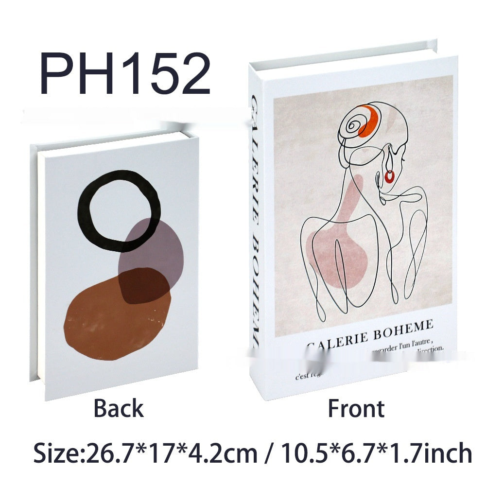 Fashion Simple Style Prop Books Fake Book Magazine