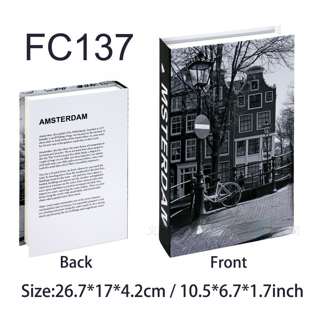 Fashion Simple Style Prop Books Fake Book Magazine