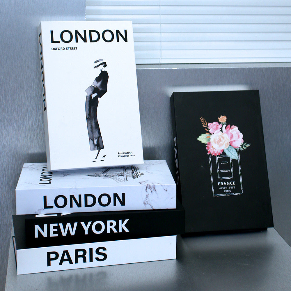 Fashion Simple Style Prop Books Fake Book Magazine