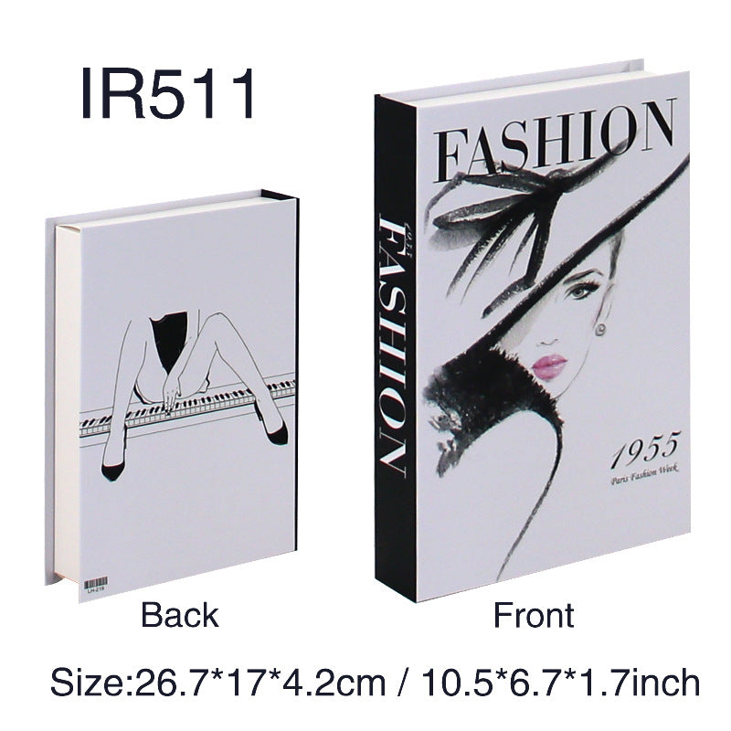 Fashion Simple Style Prop Books Fake Book Magazine