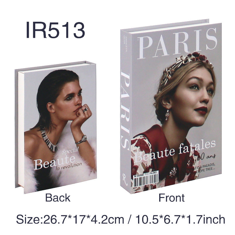 Fashion Simple Style Prop Books Fake Book Magazine