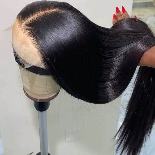 Straight Lace Front Wigs Human Hair 250% Density 13x4 Full Frontal Transparent HD Lace Wig Glueless Wigs 13x6 Lace Frontal Wigs