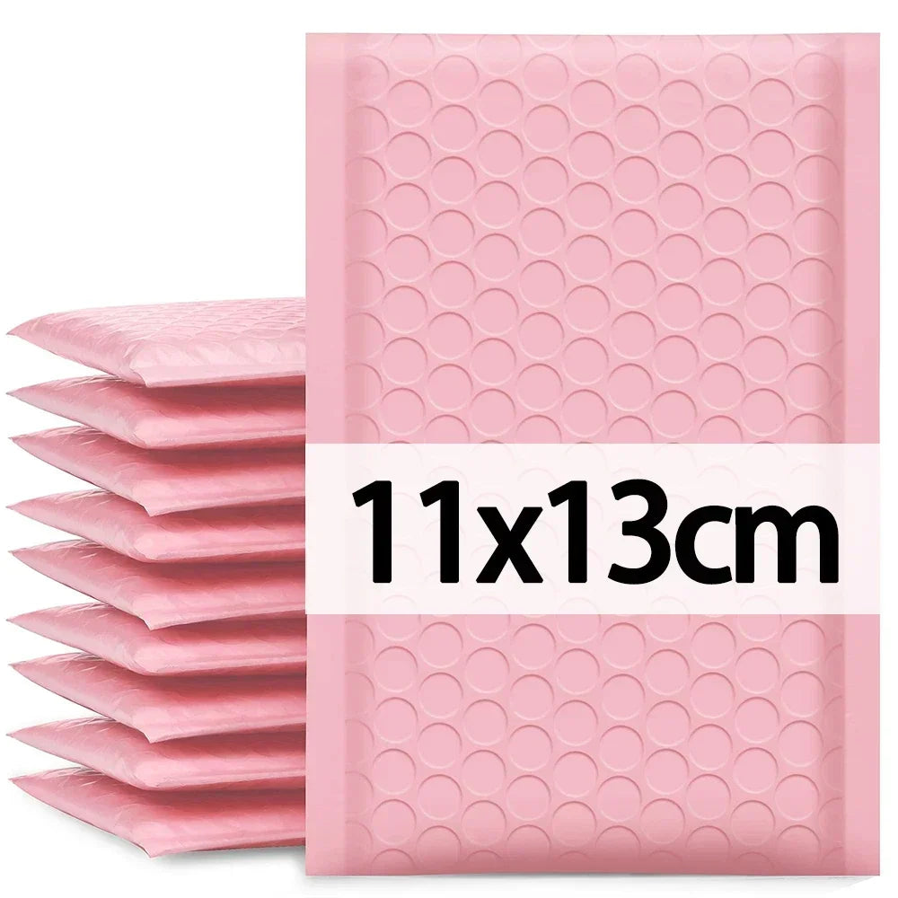 100/10Pcs Bubble Mailers Envelopes Bulk Bubble Lined Wrap Polymailer Bag for Shipping Packaging