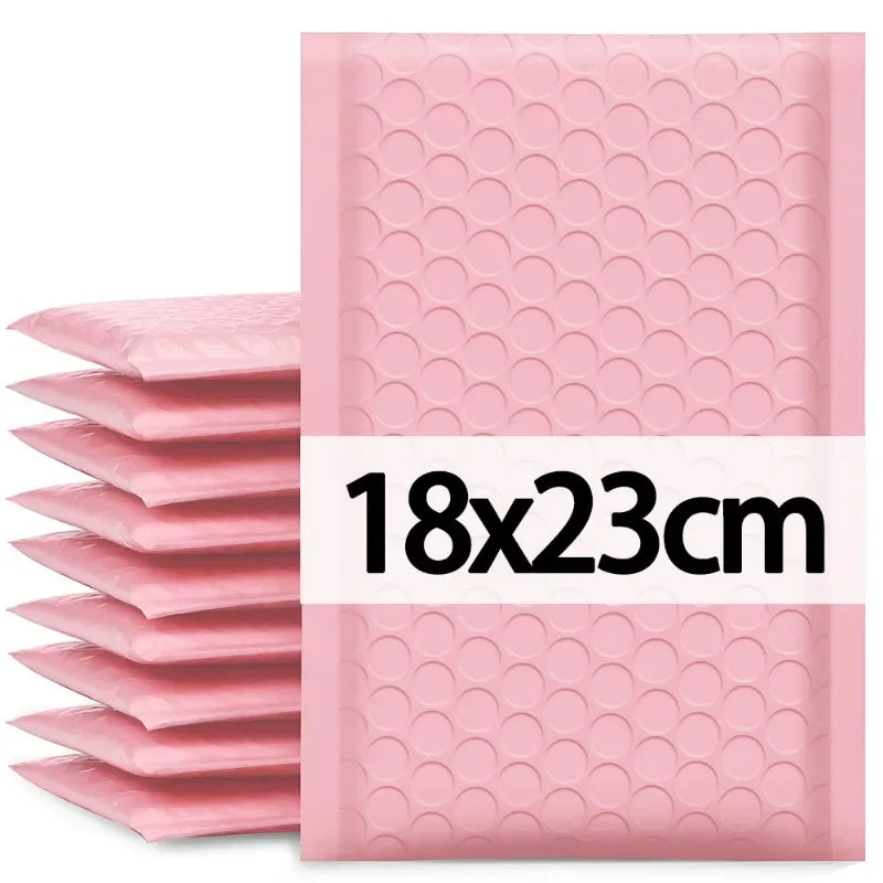 100/10Pcs Bubble Mailers Envelopes Bulk Bubble Lined Wrap Polymailer Bag for Shipping Packaging