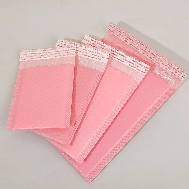 100/10Pcs Bubble Mailers Envelopes Bulk Bubble Lined Wrap Polymailer Bag for Shipping Packaging
