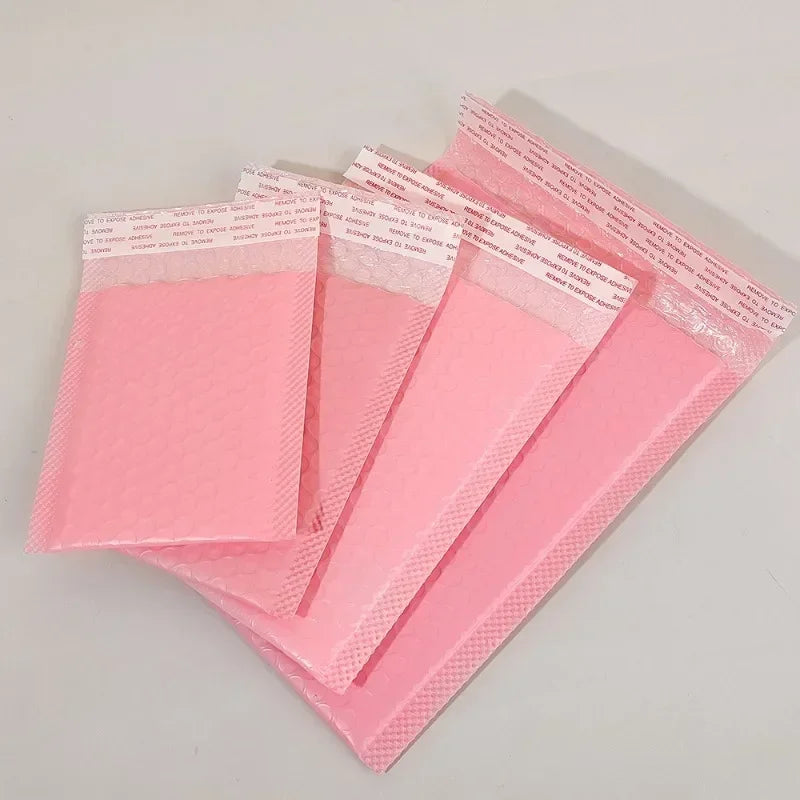 100/10Pcs Bubble Mailers Envelopes Bulk Bubble Lined Wrap Polymailer Bag for Shipping Packaging