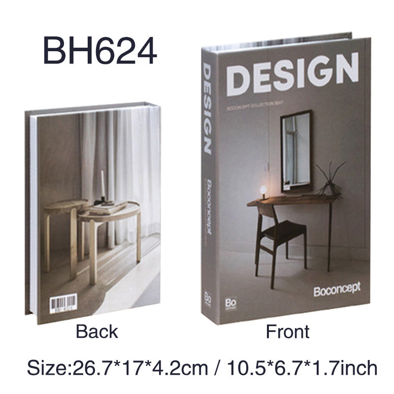 Fashion Simple Style Prop Books Fake Book Magazine