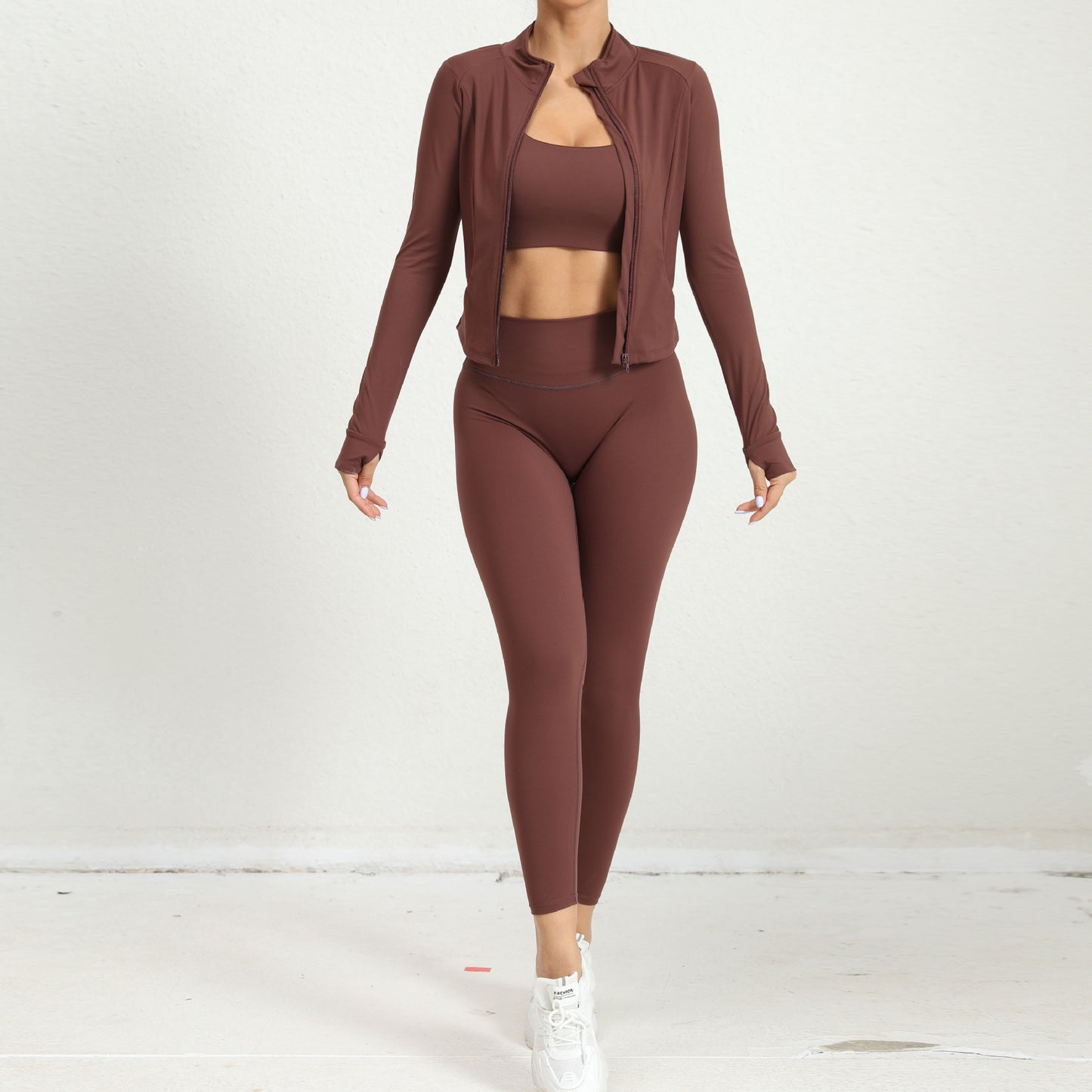 Winter Outdoors Sports Skinny Yoga Sets