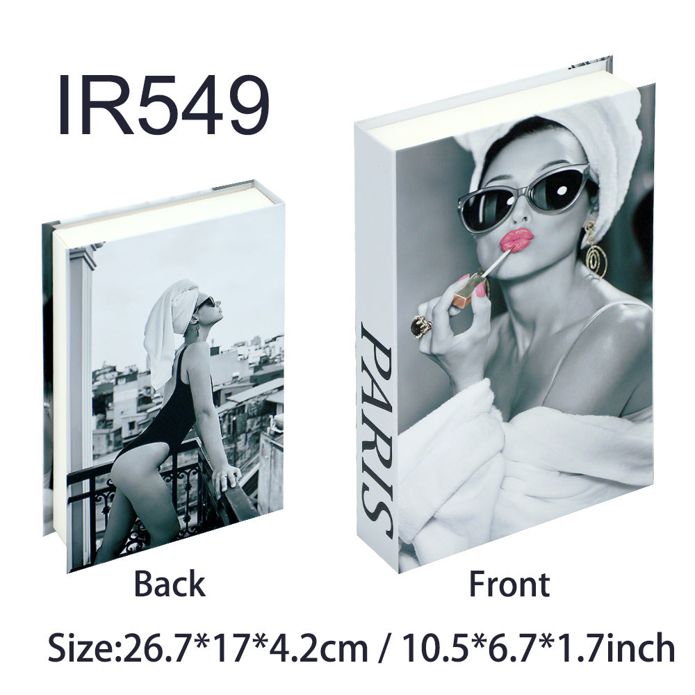 Fashion Simple Style Prop Books Fake Book Magazine